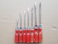 FACOM lot ancien tournevis à frapper plat outil outillage bricoleur bricolage