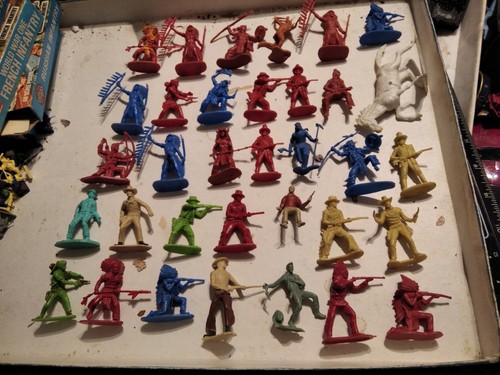 Lot soldats far west - soldats, 1/32
