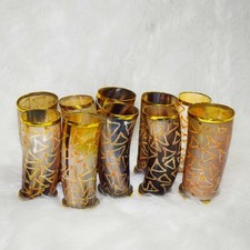 Lot de 10 tasses en corne à