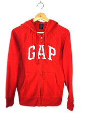 Sweat à Capuche Zippé GAP Rouge - Taille S Très bon état
