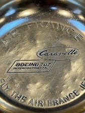 CENDRIER AIR FRANCE VINTAGE EN METAL  / BOEING 707 Intercontinental / Caravelle