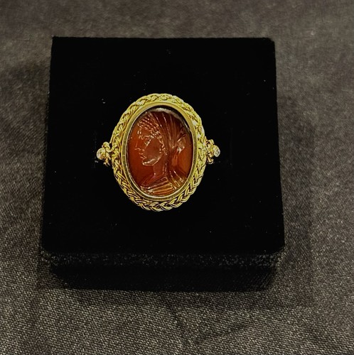 Bague antique intaille - k,