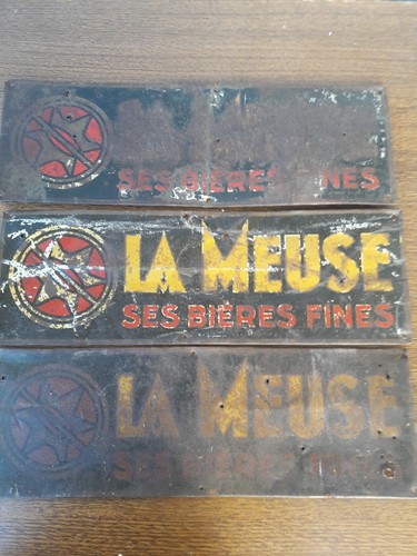 Plaque publicitaire meuse - plaque,