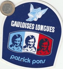 AUTOCOLLANT . Moto GAULOISES