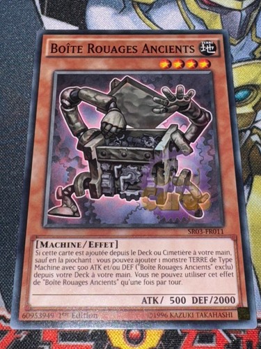 Carte boite rouages - yu, oh