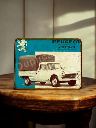 Plaque métal vintage peugeot - plaque,
