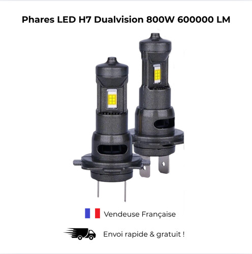 Paire led voiture - h7, &