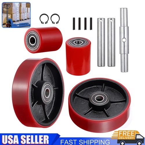 Pallet jack truck - pallet, wheels