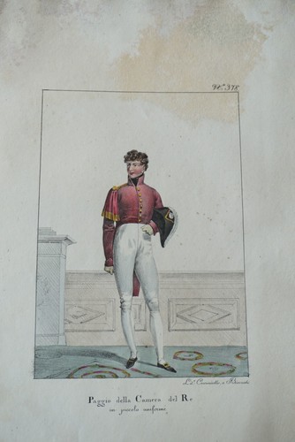 Litho couleur costume - litho,