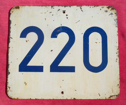 Plaque sncf chiffre - , !