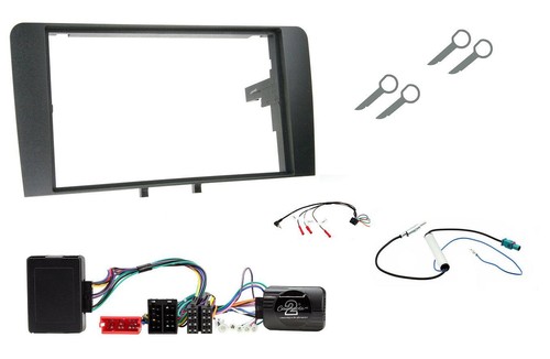 Double din panneau façade - double,