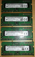 4x RAM MICRON 4GB 1RX8 PC3L-12800S 11-13-B4 PC ORDINATEUR PORTABLE