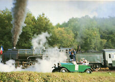 En 1986 Train spécial proche Gare de THORE LA ROCHETTE Loco 230 G 353 SNCF