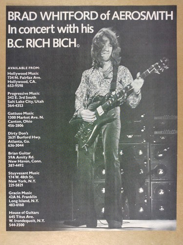 1978 rich bich guitar brad - bc,