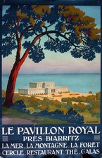 AFFICHE POSTER  Biarritz