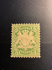 BAVIÈRE Mi 37 b MNH XF signé Sem - CV 180 Eu. (AVCDe)