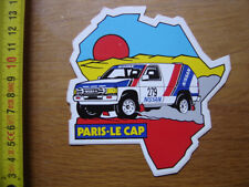 Autocollant Sticker AUTOMOBILE Paris Le Cap NISSAN