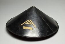 Ancien casque japonais FamilyCrest Jinkasa Jingasa vintage Samurai ArmorEdoEra