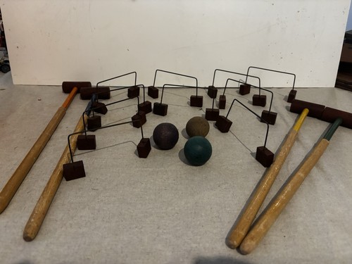 Jeu croquet table en - croquet, de