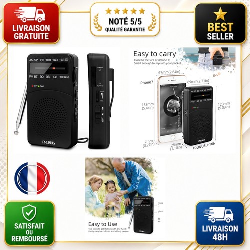 Radio portable prunus 166 - radio, j-166