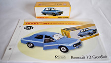 RENAULT R12 GORDINI ED.  ATLAS DINKY TOYS REF 1424 G   1/43 AVEC FASCICULE