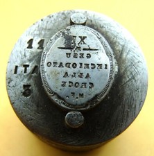 Ancienne matrice/poinçon outil ( A2499) 208g station XI chemin  croix en italien