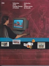 Canada 1994 Année Complète Sur Livre Des Postes (Cod.5935)