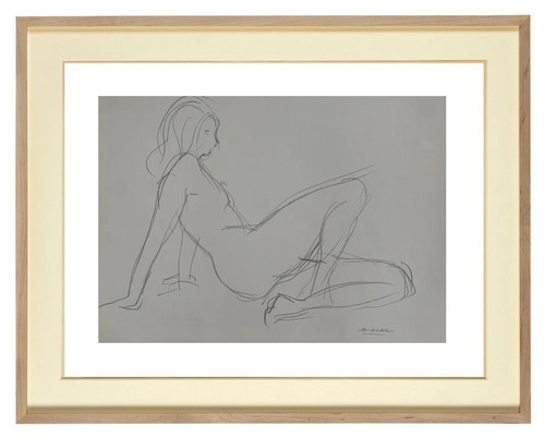 Très beau dessin marca nu - de,