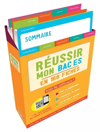 Boîte fiches réussir mon - fiches,