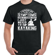 T-Shirt Kayak Homme Drôle Canoë Pagaie Symptômes