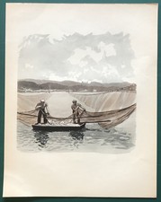 Illustration  : "Pêcheurs de Martigues" (vers 1940) PROVENCE