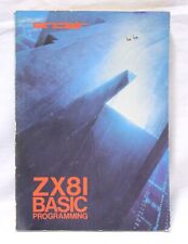 Vintage Sinclair ZX81 Basic Programming book German 1981