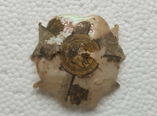 Rare ancienne médaille nacre - rare,