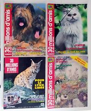 lot de 4 magazines 30 millions d'amis magazine 1984