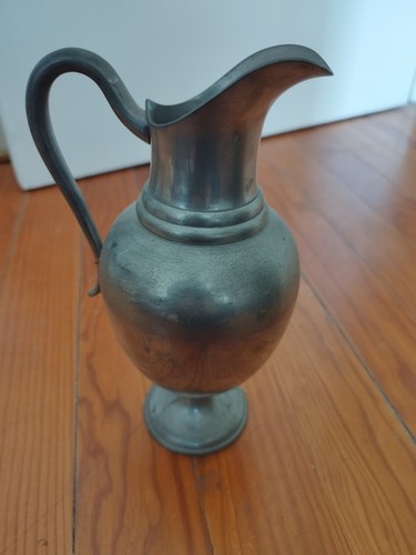 Pichet ancien couvercle - pichet,