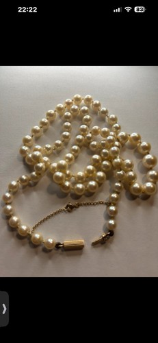 Collier ancien perles de - en,