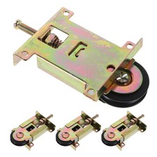  Lot de 4 roulettes de porte de placard : roulettes de porte coulissante –