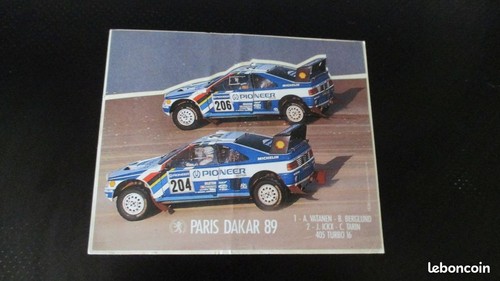 Autocollant paris dakar 1989 - autocollant,