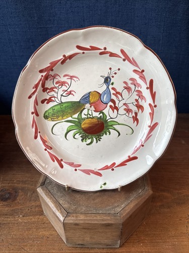 Assiette ancienne faience - ancienne, en
