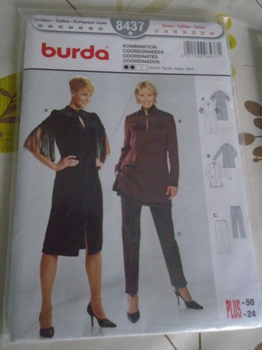 Patron burda robe franges - burda,