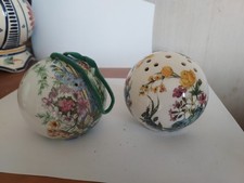 Boule D'armoire Diffuseur De Parfum Porcelaine Anglaise Taffordshire Et De Paris