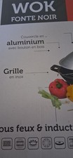 wok en fonte neuf
