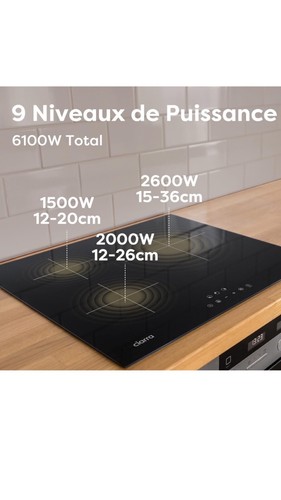 Plaque induction trois - à,