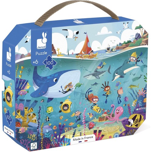 Puzzle les fonds - -, marins