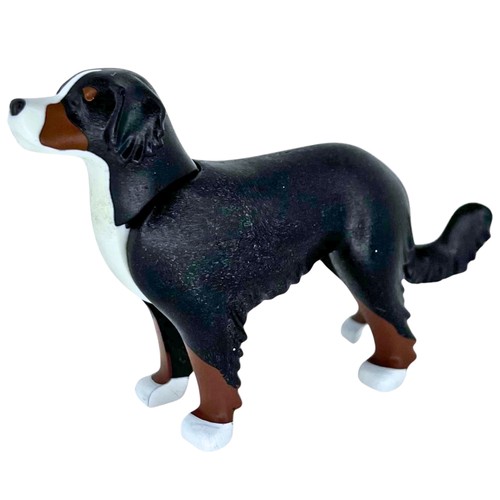 Playmobil chien noir/blanc