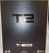 Figurine Terminator 2 T-800 SIDESHOW DX10 Hot Toys Movie Masterpiece échelle 1/6