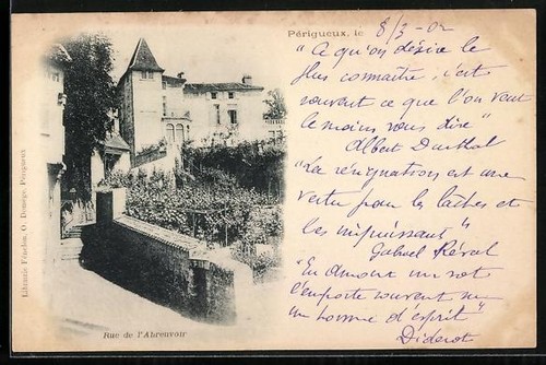 Cpa périgueux rue - périgueux,, de