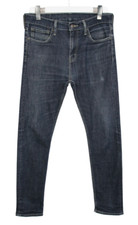 LEVI'S 510 Jeans Homme W31/~L30* Skinny Fit Whiskers Faded Denim Bleu