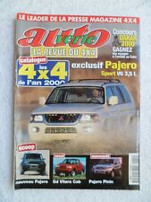 AUTO VERTE 4X4 N°220 9/1999 PAJERO SPORT GD VITARA PAJERO PININ SCENIC RX4 YUKON
