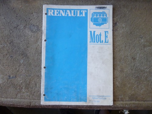 Manuel reparation moteur - manuel,